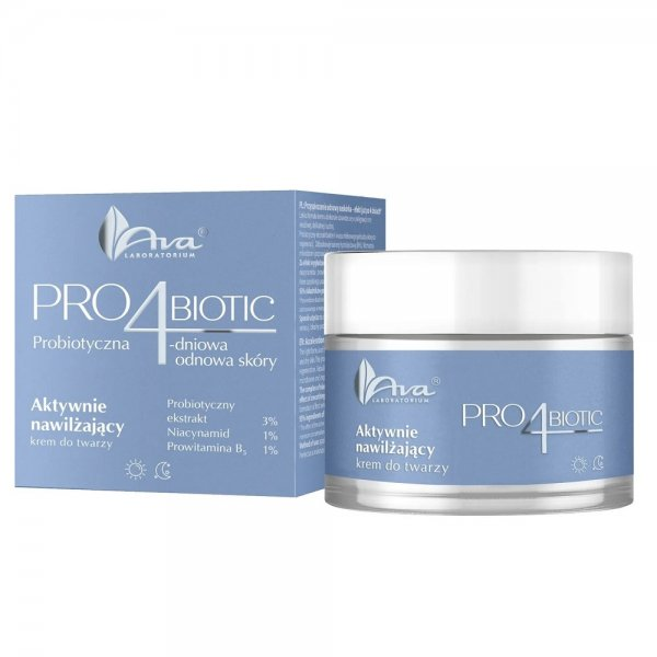 Ava Laboratorium Pro4Biotic aktywnie nawilżający krem do twarzy 50ml