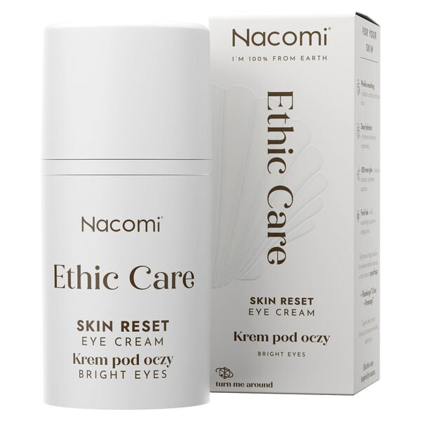 Nacomi Ethic Care Skin Reset Eye Cream, krem pod oczy, 15ml 