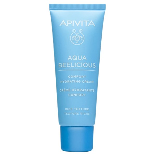 Apivita Aqua Beelicious Comfort Hydrating Cream bogaty krem nawilżający do twarzy 40ml
