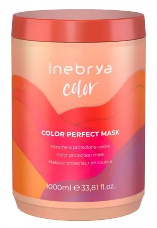Inebrya Color Perfect, maska do włosów farbowanych, 1000ml