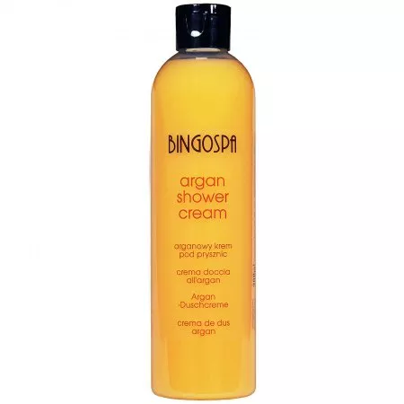 BingoSpa Arganowy krem pod prysznic o zapachu brzoskwini 300ml