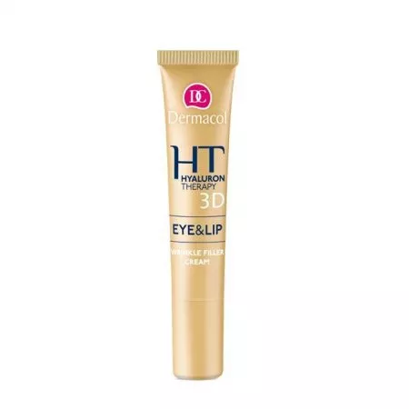 Dermacol Hyaluron Therapy 3D Eye & Lip Wrinkle Filler Cream krem remodelujący okolice oczu i ust 15ml