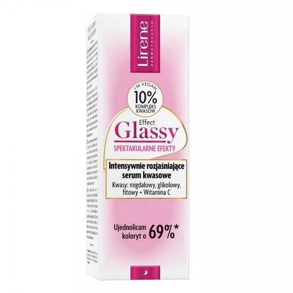 Lirene Effect Glassy intensywnie rozjaśniające serum kwasowe 30ml