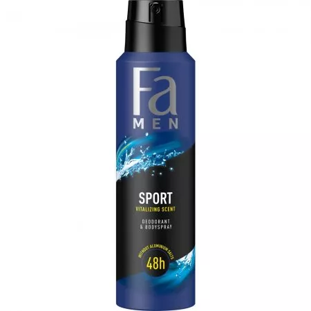 Fa Men Sport 48h dezodorant w sprayu o zapachu zielonych cytrusów 150ml