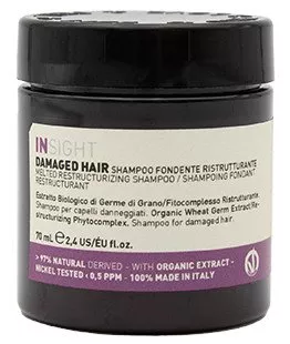 InSight Restructurizing Melted Shampoo, skoncentrowany szampon do włosów zniszczonych, 70ml