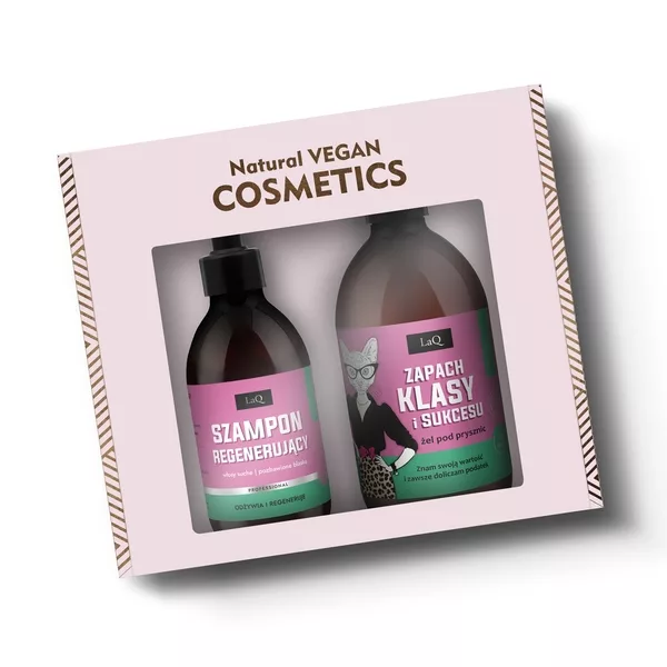LaQ Magnolia, zestaw: żel 500ml + szampon 300ml