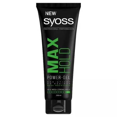 Syoss, Max Hold Gel żel do włosów Mega Strong Hold 250ml