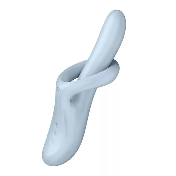 Satisfyer Heat Flex 4 wibrator rotacyjny z funkcją podgrzewania Blue