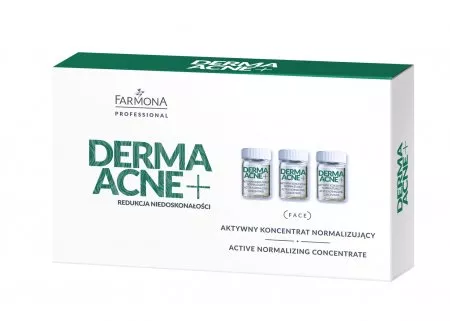 Farmona Professional Derma Acne+, Aktywny koncentrat normalizujący, 5x5ml