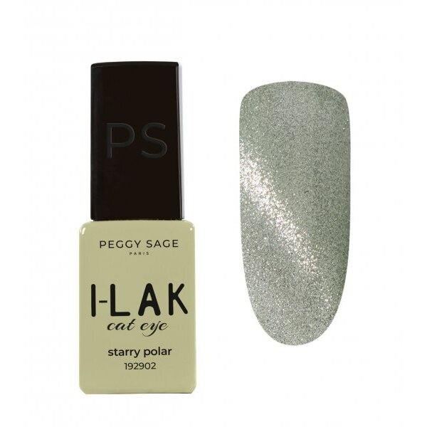 Peggy Sage I-LAK Cat Eye, lakier hybrydowy do paznokci, Starry Polar, 5ml