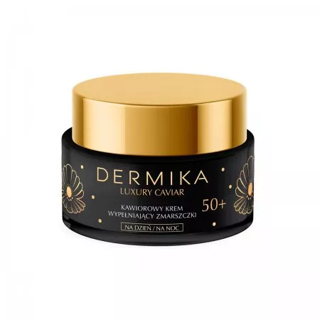 Dermika Luxury Caviar Kawiorowy Krem Wypełniający Zmarszczki 50+ Dzień/Noc, 50ml