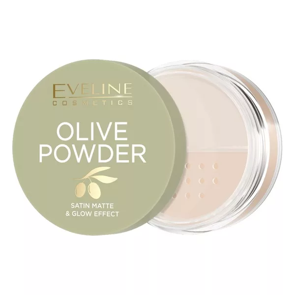 Eveline Cosmetics Olive Powder puder sypki z ekstraktem z liści i nasion oliwki 8g
