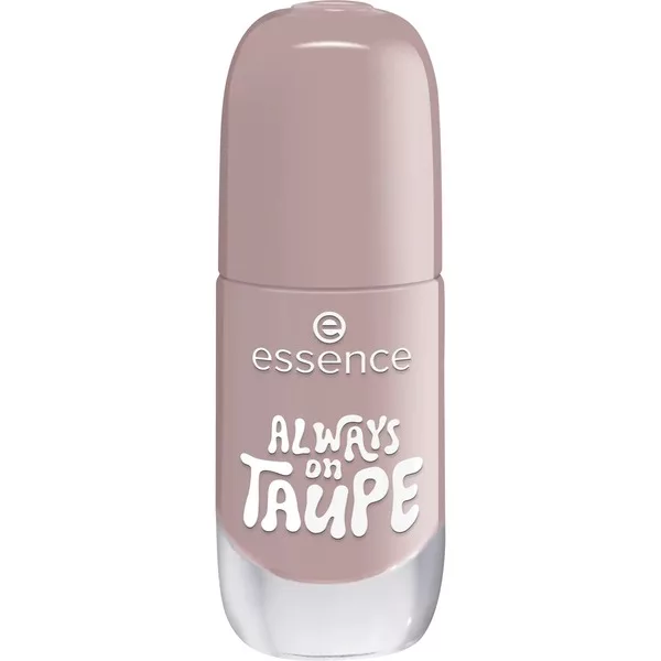 Essence Gel Nail Polish, lakier do paznokci, 37 Always On Taupe, 8ml