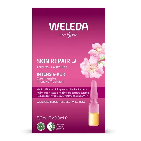Weleda Skin Repair intensywna kuracja z dziką różą 7x0.8ml