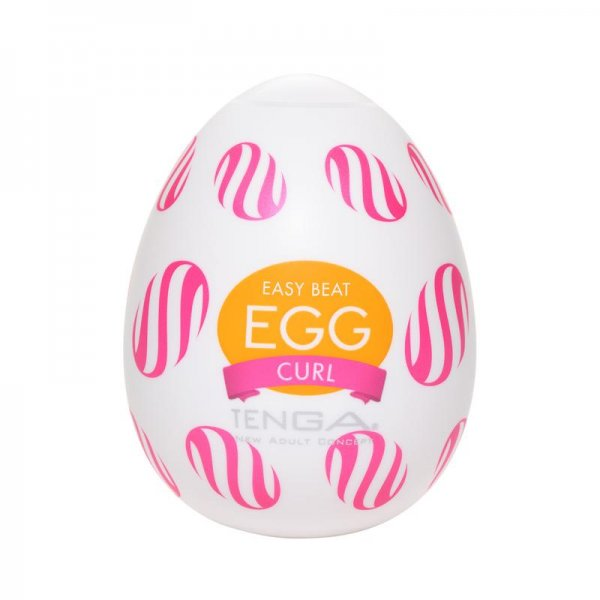 Tenga Easy Beat Egg Curl jednorazowy masturbator w kształcie jajka