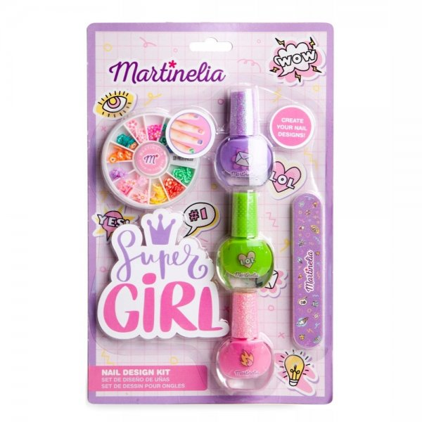 Martinelia Super Girl zestaw do paznokci dla dzieci, 6szt