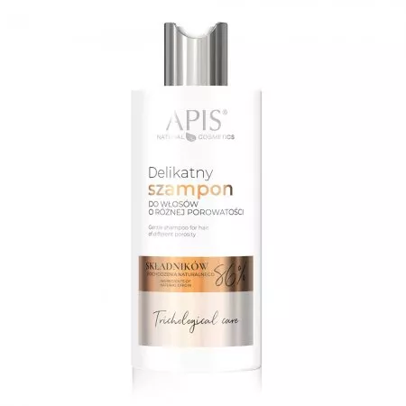 Apis Trichological Care delikatny szampon do włosów o różnej porowatości 300ml