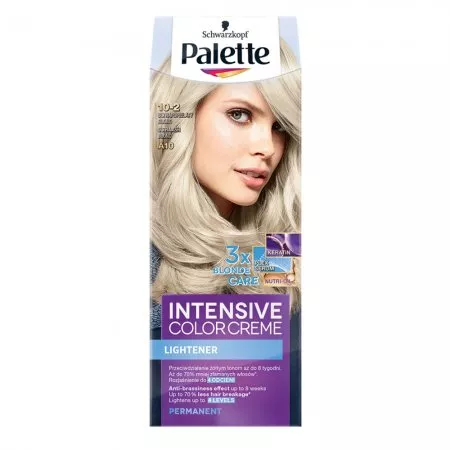 Schwarzkopf Palette Intensive Color Creme Lightener farba do włosów w kremie 10-2 (A10) Ultrapopielaty Blond