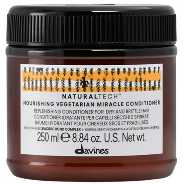 Davines Naturaltech Nourishing Vegetarian Miracle Conditioner nawilżająca odżywka do włosów suchych i zniszczonych 250ml