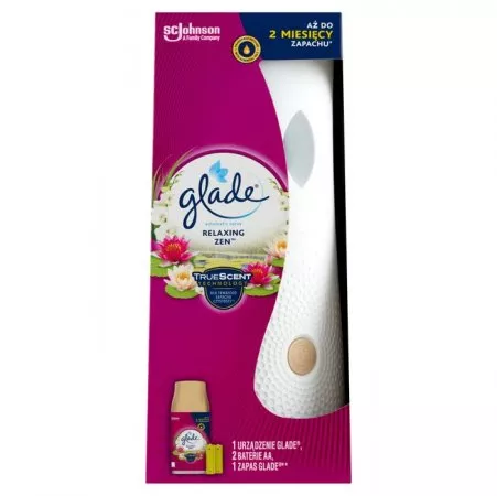 Glade Relaxing Zen - automatyczny odświeżacz powietrza, 269ml