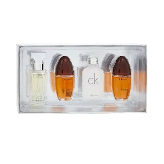 Calvin Klein Women Classic zestaw Eternity woda perfumowana spray 15ml + CK One woda toaletowa spray 15ml + Obssesion woda perfumowana spray 2x15ml (W)