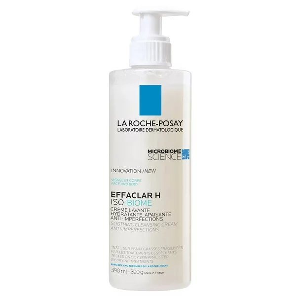 La Roche Posay Effaclar H Iso-Biome krem myjący przeciw niedoskonałościom 390ml