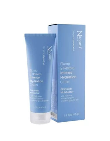 Nacomi Next Level, krem intensywnie nawilżający z elektrolitami, 40ml