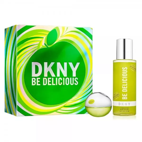DKNY Be Delicious zestaw woda perfumowana spray 30ml + mgiełka do ciała 125ml (W)