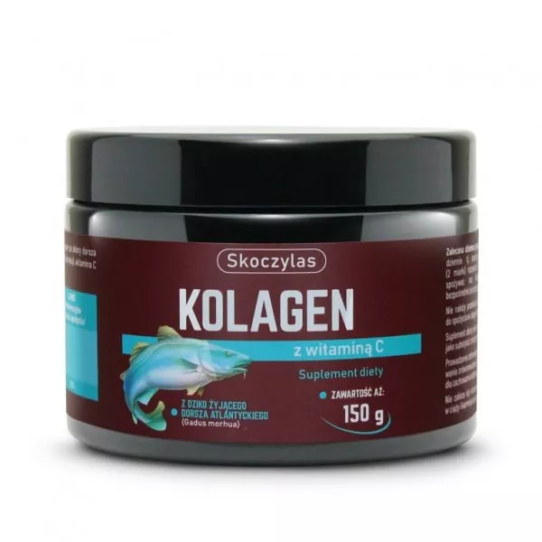 Skoczylas Kolagen z dorsza atlantyckiego dziko żyjącego suplement diety 150g