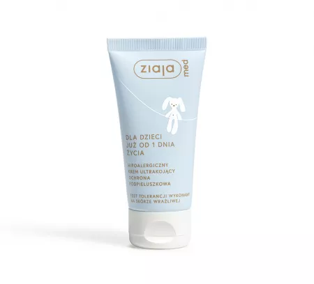 Ziaja Med dla dzieci, hipoalergiczny krem ultrakojący ochrona podpieluszkowa, 50ml