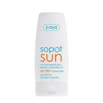 Ziaja Sopot Sun, krem antyoksydacyjny z witaminą C, SPF50, 50ml