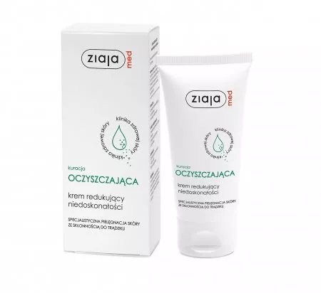 Ziaja Med Kuracja Oczyszczająca, oczyszczający krem redukujący niedoskonałości, 50ml