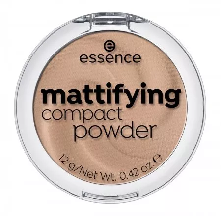 Essence, puder matujący 02 SOFT BEIGE, 12g