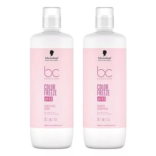 Schwarzkopf BC Color Freeze, zestaw XL do włosów farbowanych, szampon + odżywka