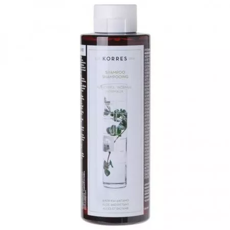 Korres Szampon z aloesem i wyciągiem z lebiodki do włosów normalnych 250ml