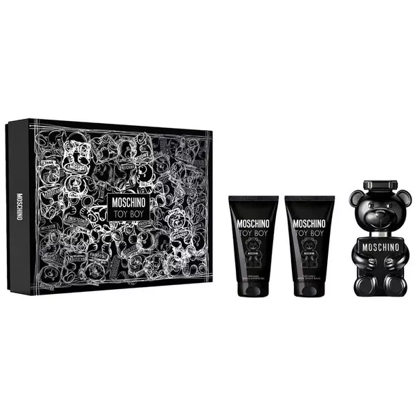 Moschino Toy Boy zestaw woda perfumowana spray 50ml + żel pod prysznic 50ml + balsam po goleniu 50ml (M)