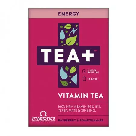 Vitabiotics Tea+ Energy herbata witaminowa pomagająca w zmęczeniu 14 torebek