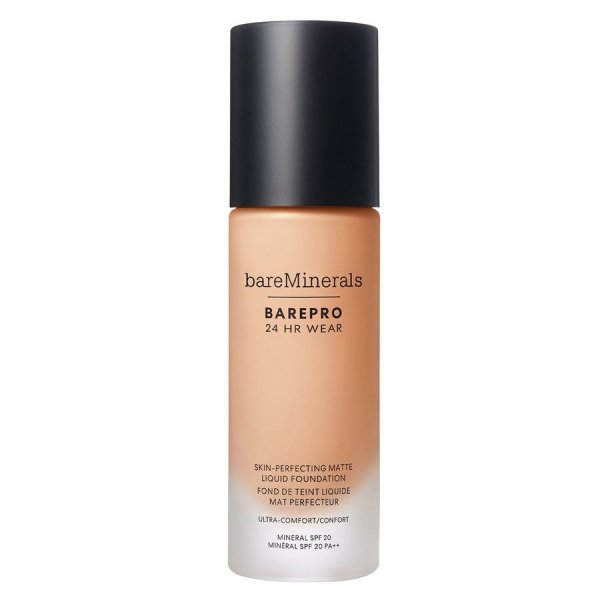 BareMinerals BarePro 24HR Wear Skin-Perfecting Matte Liquid Foundation SPF20 matujący podkład w płynie Light 21 Warm 30ml