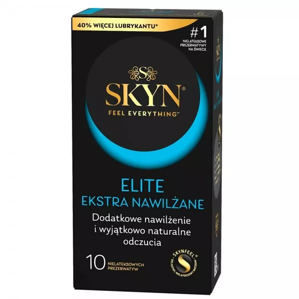 Skyn Elite Ekstra Nawilżane nielateksowe prezerwatywy 10szt.