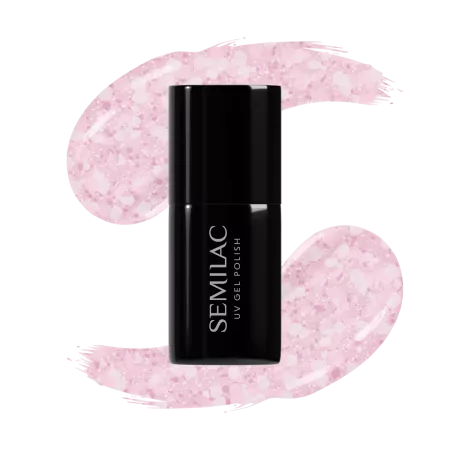 Semilac, lakier hybrydowy, 491 Strawberry Ice, 7ml