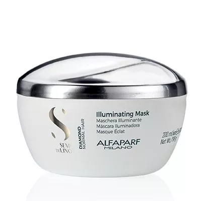 Alfaparf Milano Semi di Lino Diamond, maska rozświetlająca do włosów normalnych, 200ml