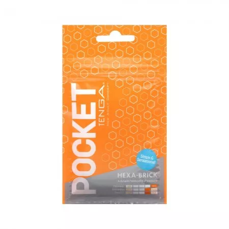 Tenga Pocket Hexa-Brick jednorazowy masturbator 004