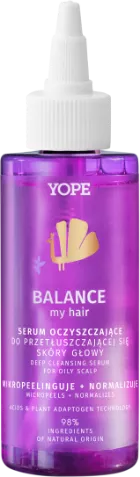 Yope Balance My Hair, serum oczyszczające do przetłuszczającej się skóry głowy, 150ml