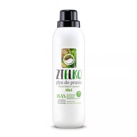 Zielko, Płyn do prania tkanin białych i jasnych - kiwi, 1000ml