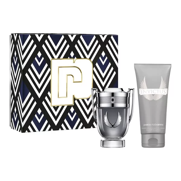 Paco Rabanne Invictus Platinum zestaw woda perfumowana spray 50ml + żel pod prysznic 100ml (M)