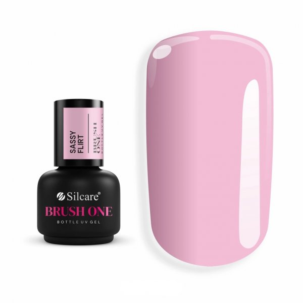 Silcare Brush One Bottle Gel żel budujący w butelce z pędzelkiem Sassy Flirt 15g