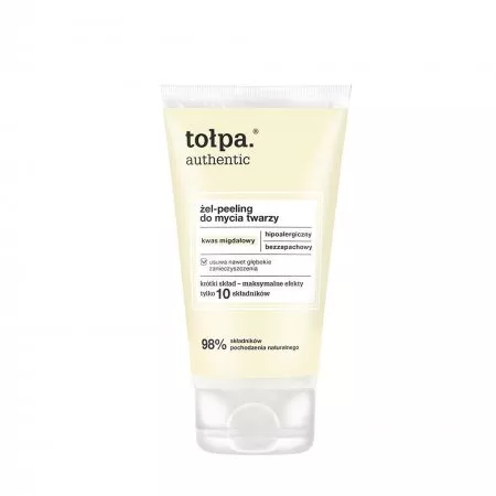 Tołpa Authentic, żel - peeling do mycia twarzy, 150ml