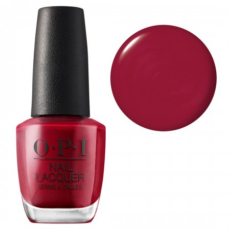 OPI Nail Lacquer, klasyczny lakier do paznokci, OPI Red NLL72, czerwony, 15ml
