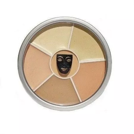 Kryolan, Dermacolor Camouflage Rainbow Set, paleta kamuflaży, 40g, odcień 00