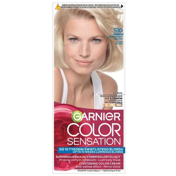 Garnier Color Sensation Krem koloryzujący S10 srebrzysty blond